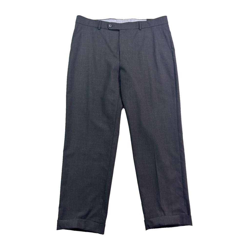 NEW Ballin 38x30 Dunhill Comfort EZE dress suit pants charcoal super 120s wool‎